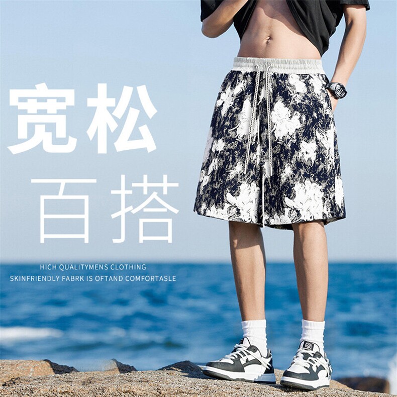 5536-P38控69大码夏季大码美式休闲短裤五分裤,男装牛仔裤,星座209