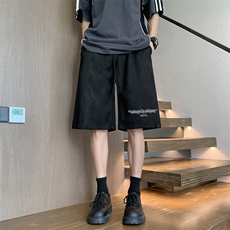 2024夏季新款美式潮牌五分裤男宽松直筒休闲短裤现货K7941-P34，男装牛仔裤，星座512-3