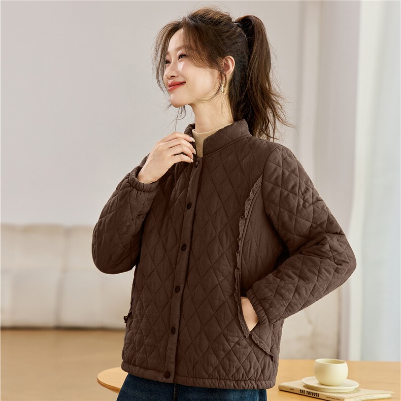 叶笙衣82586立领棉衣,女装棉衣/棉服,叶笙衣