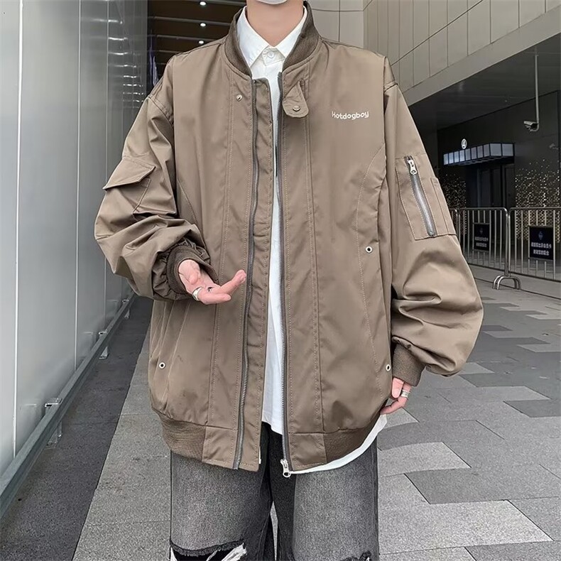 秋季青春流行男夹克文艺潮外套 HY159 P68图片