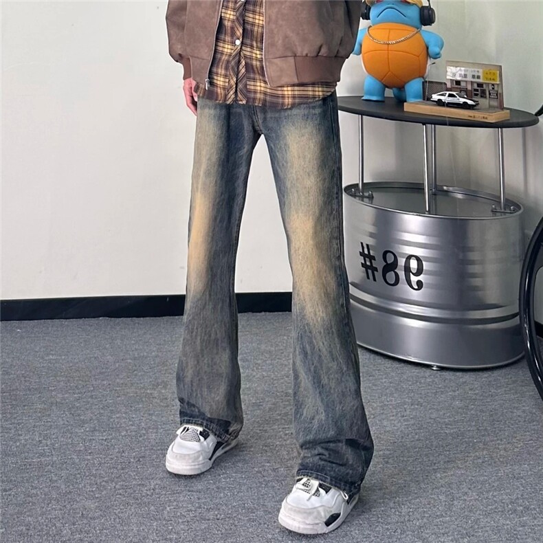 K16006-特p38<网络图>大量现货微辣微弹牛仔裤直筒裤老爹裤长裤,男装牛仔裤,星座103A-1