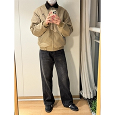 【有货】美式复古短款工装外套男春秋cleanfit夹克Y185CC-特P75，男装夹克，星座1007（原301D）