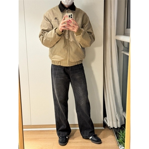 【有货】美式复古短款工装外套男春秋cleanfit夹克Y185CC-特P75,穿牛仔裤的上衣应该搭什么图片