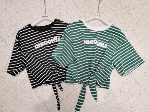 条纹系带，女装，新雅行-1