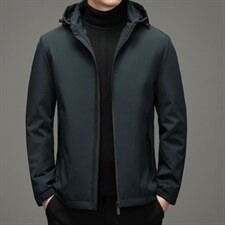 新款男士短款羽绒服男中年可脱连帽羽绒休闲外套SNNYR99670-P210，男装羽绒服，电商B212（原钱塘6029）