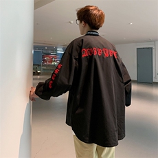 714-1-S601男款港风春秋新款时尚潮休闲情侣夹克款精品B2，男装夹克，星座1404-3