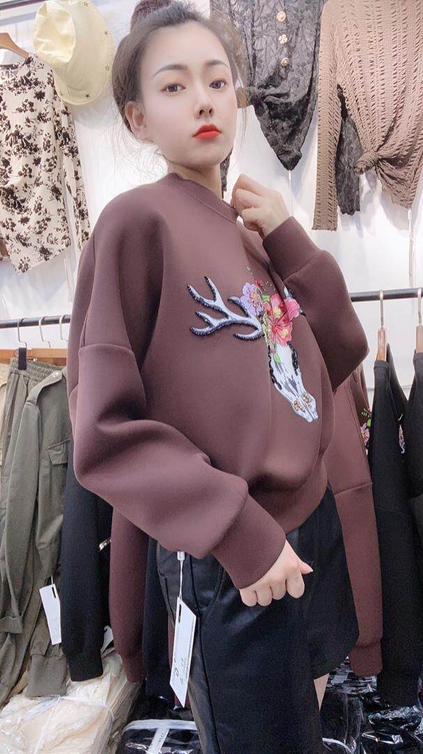 新款重工钉珠空气卫衣，女装卫衣/绒衫，帝瀛 DY