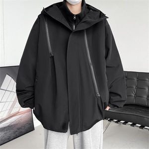 TH800801/P105冲锋衣大码冬季防风防水三合一外套夹克男上衣图片