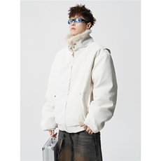 CLEANFIT座山雕棉服美式高街设计感重磅翻领外套A170-M902-TP108，男装棉衣，电商A170