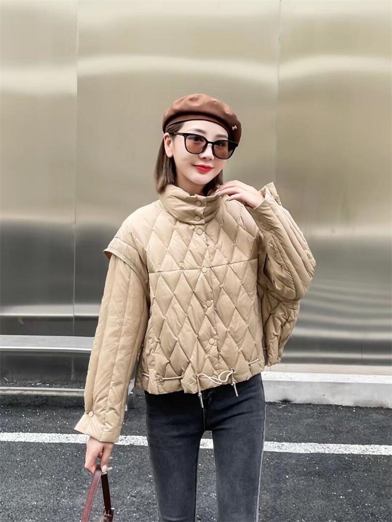 2021新款秋羽绒服设计款，女装羽绒服，优彩