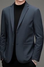 D6628812冬季新款男士羽绒服翻领外套修身白鸭绒西服外套P265，男装羽绒服，电商B360