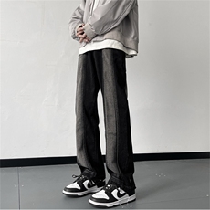 美式高街牛仔裤男潮牌个性显高休闲裤G6011/P48，男装牛仔裤，电商D202-1