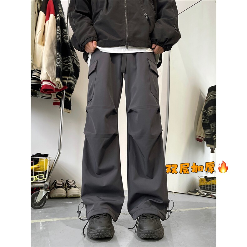 A165-K8525-P6078双层加厚美式冲锋裤登山裤滑雪裤棉裤防水图片