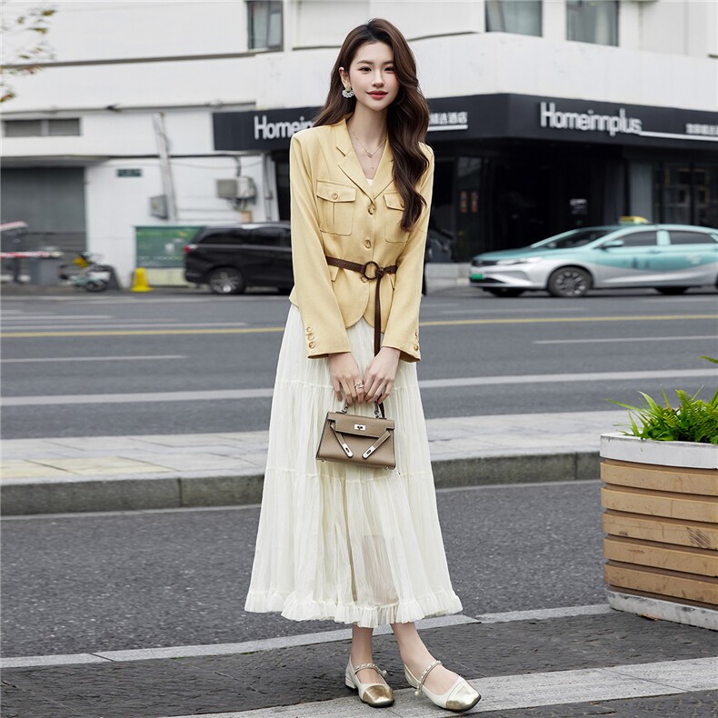 现货2026年春季新款女气质时尚潮流小外套上衣半身裙连衣裙套装,女装套装/套裙,奋斗女王, 现货2026年春季新款女气质时尚潮流小外套上衣半身裙连衣裙套装,女装套装/套裙,奋斗女王,