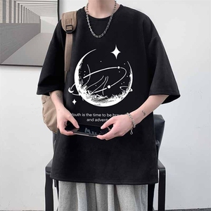 麂皮绒短袖t恤男大码半袖男 JD82457-P25图片