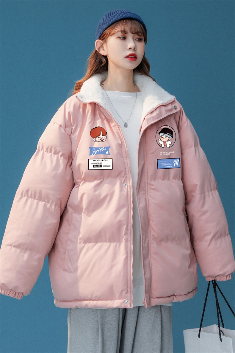 ！2023冬季新款男女同款立领棉衣百搭情侣棉服外套MY110特P78,男装棉衣,电商B220