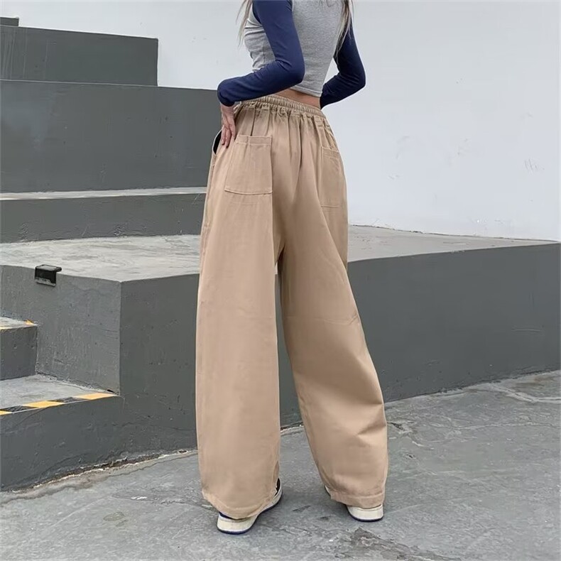 宽松阔腿工装裤女2026年新款高腰显瘦美式复古辣妹裤子CK10-P50,男装工装外套,星座1008-1