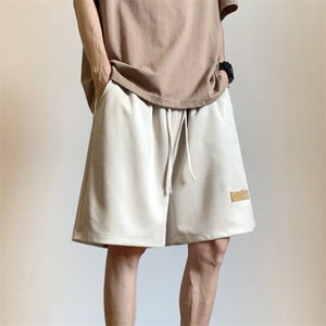 230g重磅麂皮绒短裤男大码休闲五分裤M-5XL FSDK03 P30严控48图片