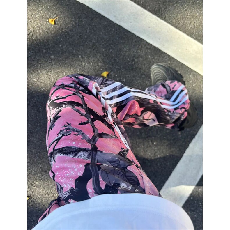 (自家图）档口现货～秋季迷彩树枝三条杠工装休闲裤K088P48,男装工装外套,星座1004-6