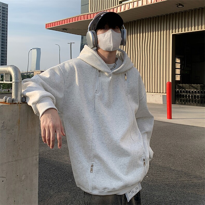 视频图-潮牌设计感连帽卫衣男宽松情侣上衣8082-P48,男装卫衣,电商B380（原B361）