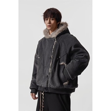 1506A/GS50300/P141复古做旧座山雕加厚棉服，男装棉衣，星座1506A