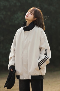 春季新款现货夹克中性风户外立领冲锋衣外套男 904-JK7801-特P70图片