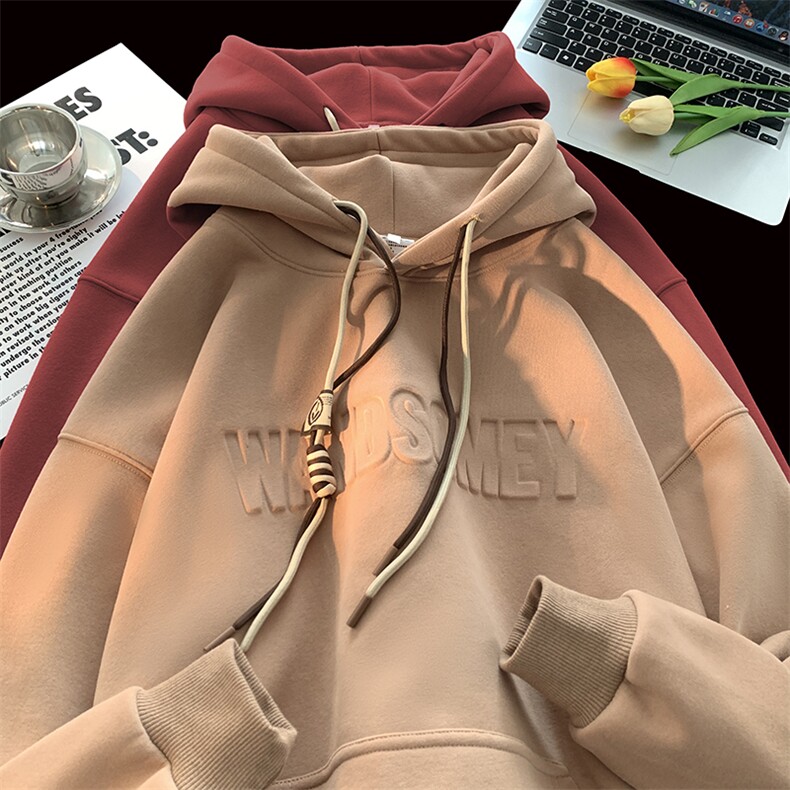 潮牌高品质钢印字母连帽慵懒卫衣TT06-P58控89加绒P65控89，男装卫衣，星座804-1