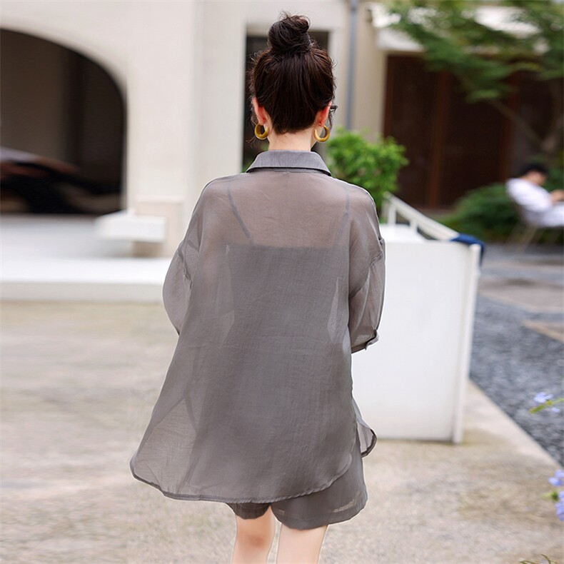 休闲时尚短裤连体套装女2025年夏季新款小个子欧货防晒炸街两件套,女装套装/套裙,意芙