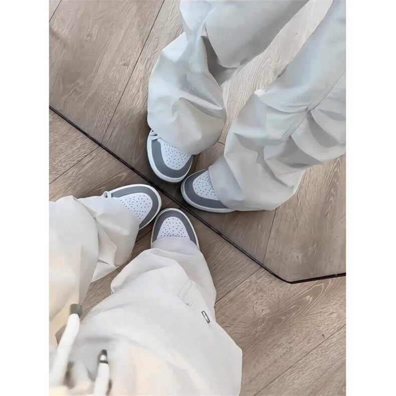 街头hiphop捏褶阔腿工装裤女夏季辣妹卡其色休闲裤子ins KA640图片