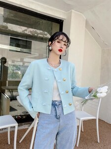 春季风小香外套图片