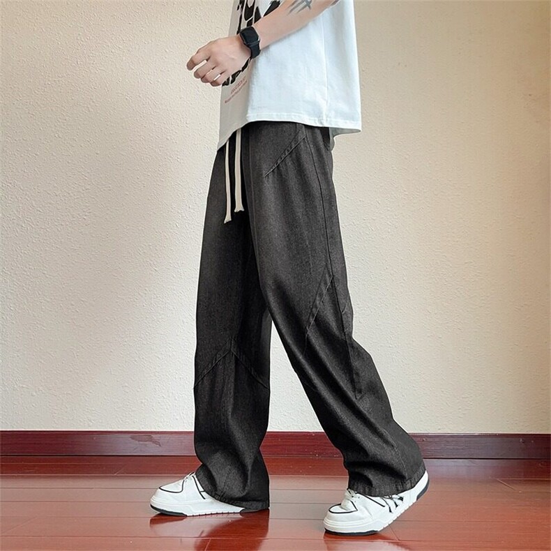新款冰丝牛仔裤男夏季薄款,男装牛仔裤,星座506