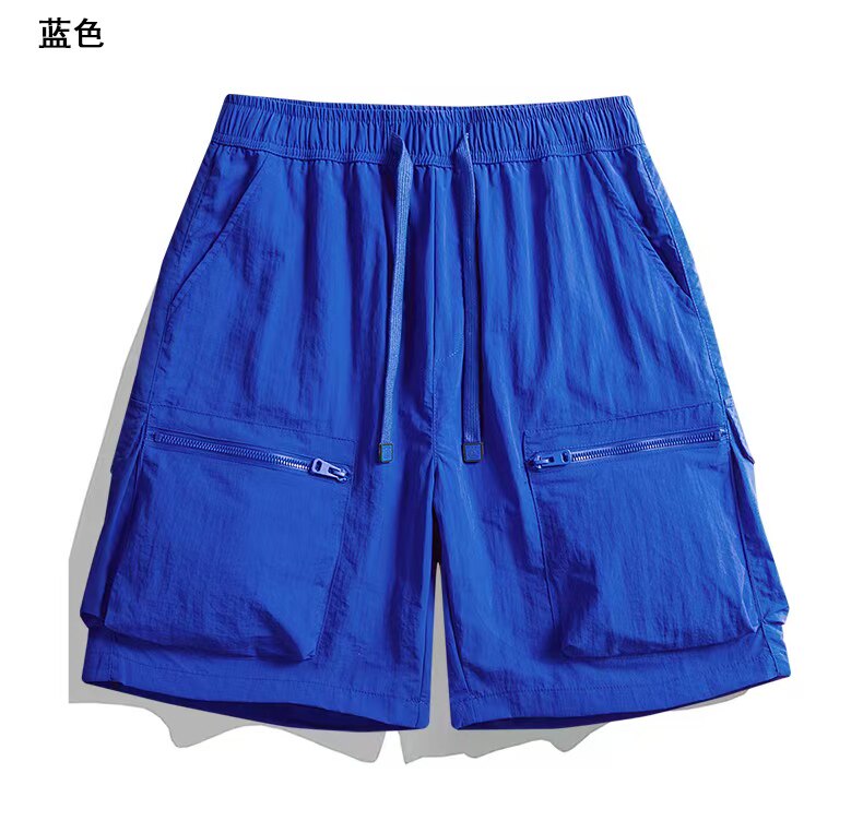 2025年秋季松紧短裤直筒型百搭中腰工装短裤时尚百搭,女装短裤/热裤,冬梦尼服饰