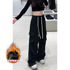 特批P35无差价冬季加绒加厚卫裤中性时尚长裤K1955J加绒，男装休闲裤，电商A001