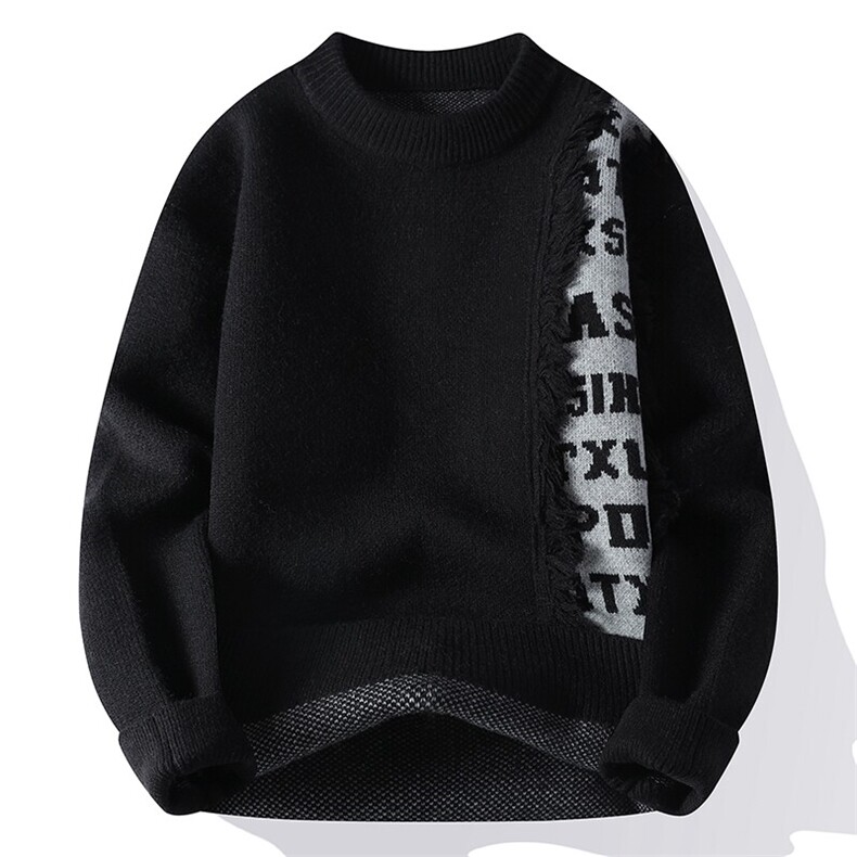 2024【新品】秋冬圆领毛衣男士针织打底衫潮流百搭-M5156-P50,男装针织衫/毛衣,星座1105