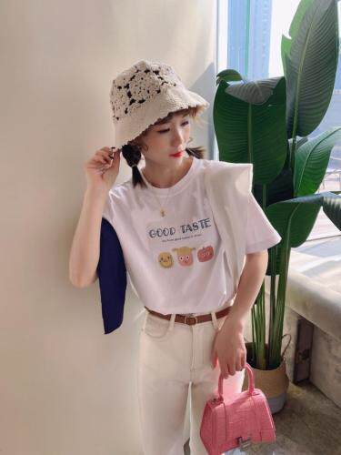 韩系印花T,女装,NIY