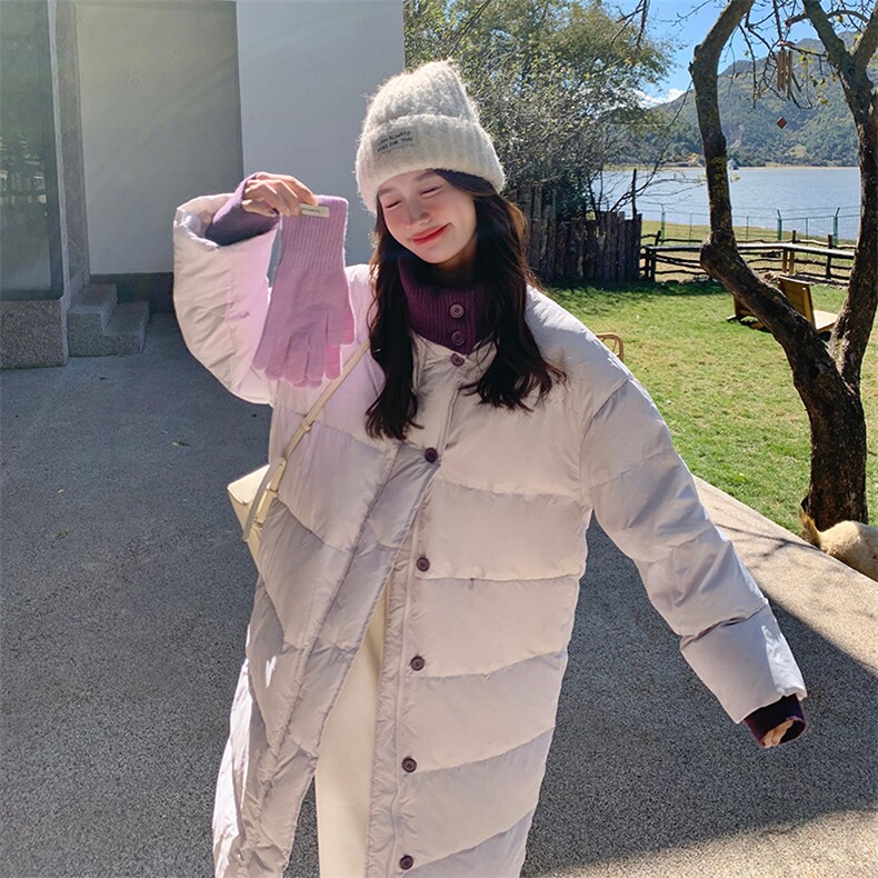 6932数据款现货大货已出90绒针织领高克重羽绒服P395-K598,女装羽绒服,2D034