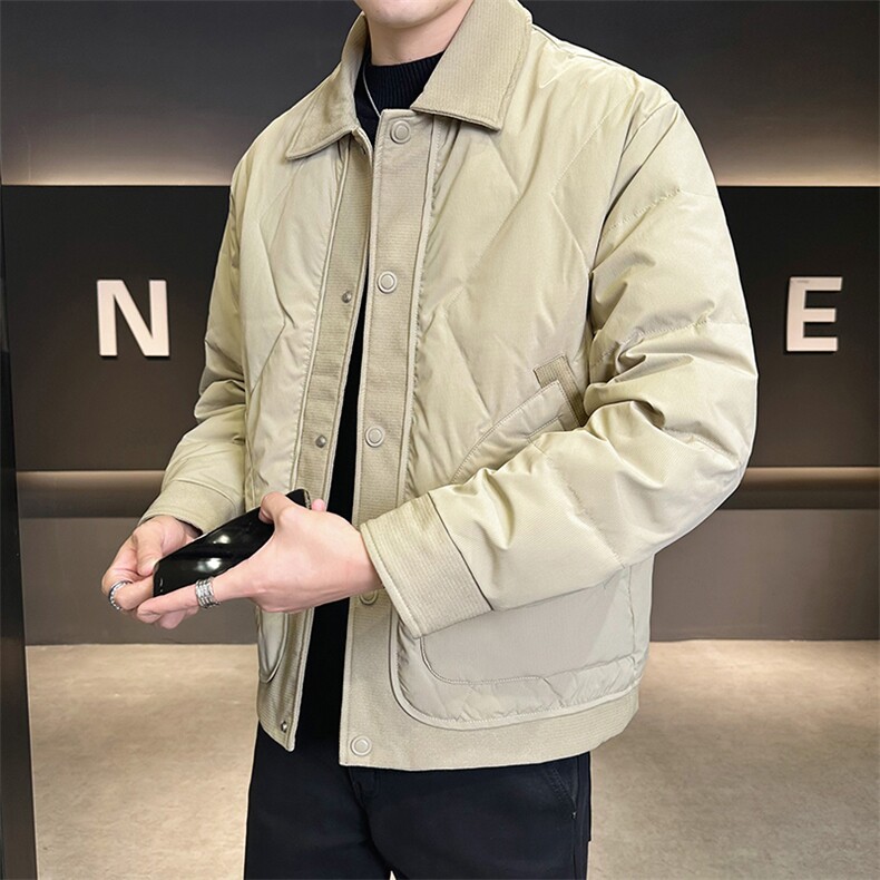 报告标90绒羽绒服男外套店主风轻薄上衣A329-YR1105-P230,男装羽绒服,电商A329