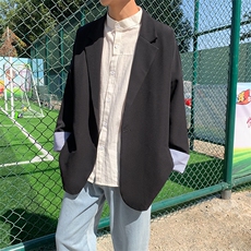 港风潮ins痞帅西服帅气潮流秋季外套炸街小西装现货W609-P52，男装西服，星座512-4