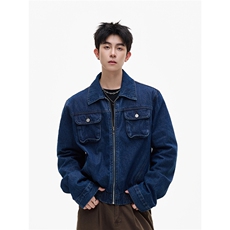 【现货】XZ1218WT4905特价P70美式复古贴布刺绣牛仔夹克外套，男装夹克，星座1218（原611-3）