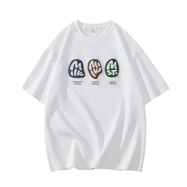 夏季新款印花纯棉短袖t恤男装休闲宽松五分袖上衣服体恤TX403-P30,男装T恤,星座505-3