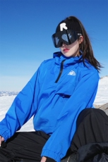 大码户外中性防水滑雪服男女加绒内里时尚套头外套M79-P120控178，女装短外套，电商A001