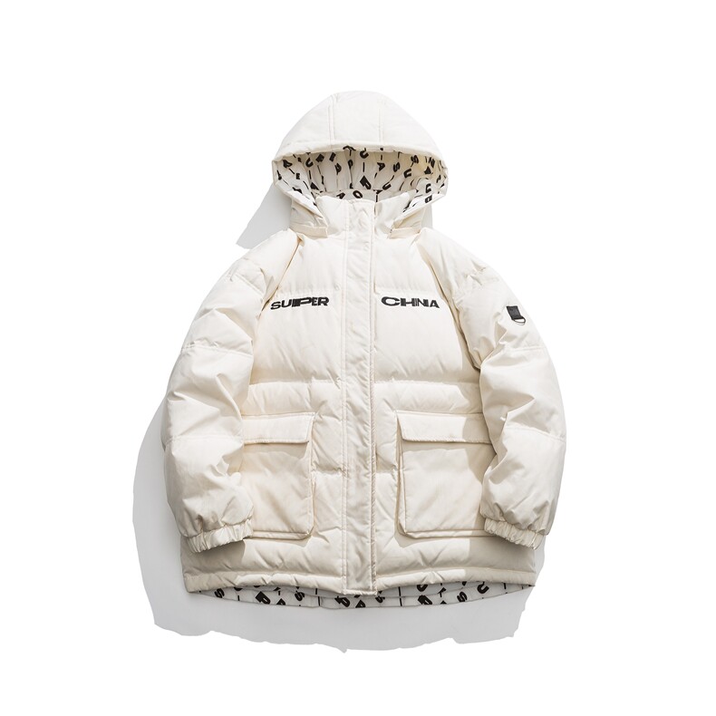 2024冬新款韩版双面穿棉服宽松时尚港风青少年棉袄外套MY2815P-80,男装棉衣,电商A128