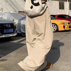 美式复古褶皱伞兵弯刀工装裤男女款春秋季新款YSDL-K223/P52，男装休闲裤，星座506