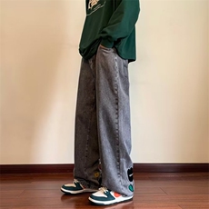 218-1-P45-NK8011新款时尚休闲刺绣潮男百搭牛仔裤，男装牛仔裤，四季星座218-1