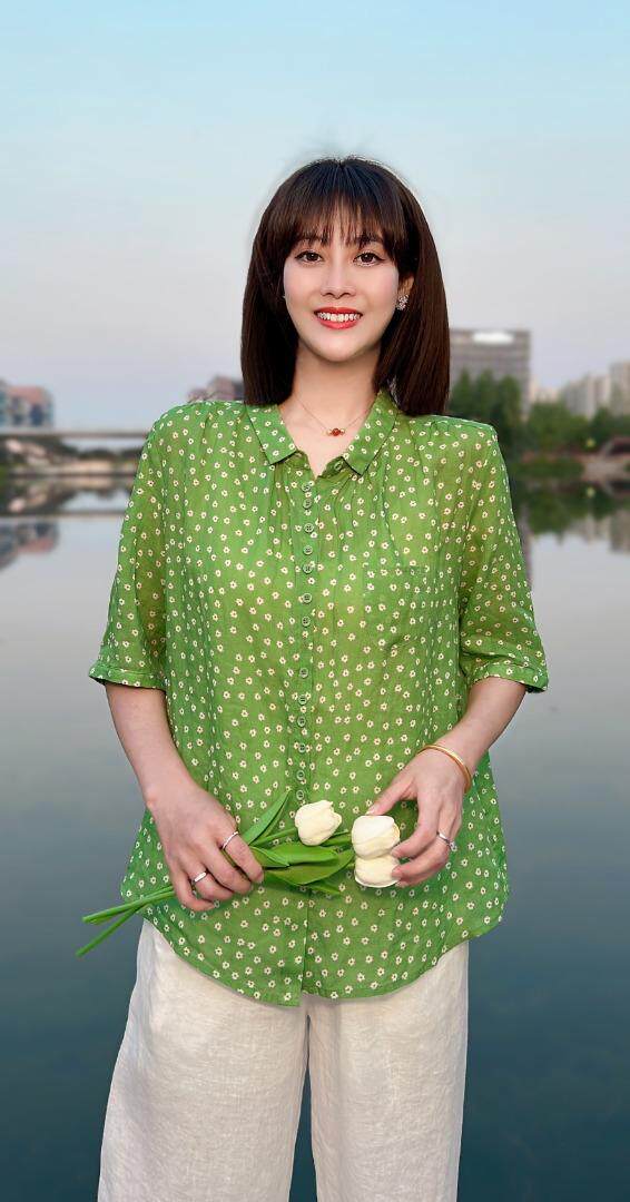 纯苎连衣裙小衫裤子裙子衬衣 时尚风 风淑女风休闲风，女装连衣裙，川哲