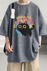 风复古亚麻短袖男棉麻t恤男半袖ZT71454-P35，男装T恤，电商A040