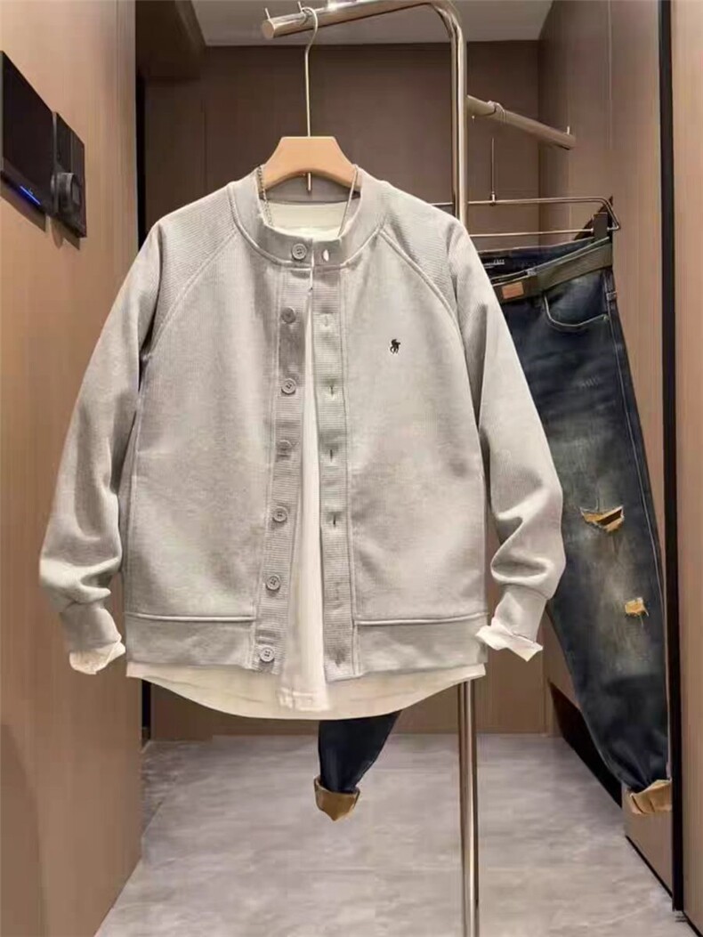 (网图)潮牌刺绣开衫外套轻奢休闲时尚宽松百搭上衣313B-WY808-P80,女装短外套,星座313B