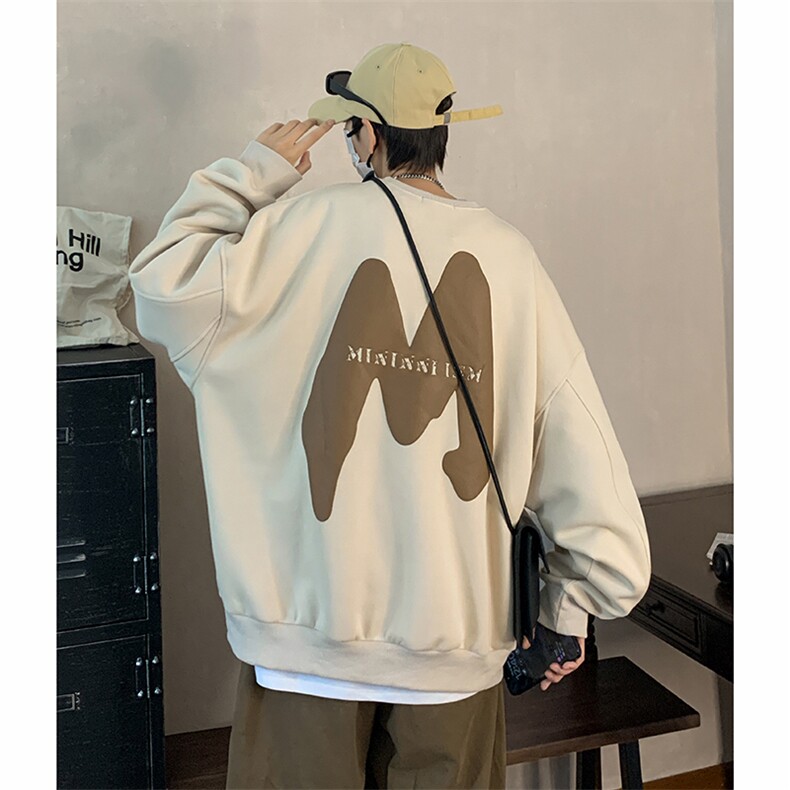 美式卫衣男生圆领内搭男士上衣春秋款WY05061-P40,男装卫衣,星座308B-1
