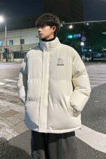 外景冬季韩系情侣加厚面包服男宽松保暖棉衣立领外套MF00430/P90，男装棉衣，电商B316