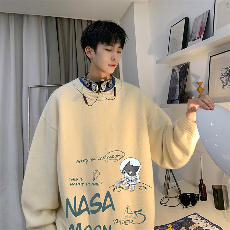 控78假两件毛衣男大码加绒针织衫男毛线衣M80187-P55加绒P70,男装针织衫/毛衣,电商A040